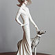 Винтаж: Прогулка с грейхаундом Giuseppe Armani Florence Capodimonte статуэтка. Статуэтки винтажные. Kunst Galerie. Ярмарка Мастеров.  Фото №4