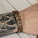 Браслет мужской кожаный браслет с иконой в подарок на заказ коричневый. Браслет регализ. ARMA. Ярмарка Мастеров.  Фото №6