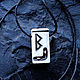 Berkana Bjarkan Rune Bone Pendant. Amulet. Bone and Stone, Runes and Amulets. Online shopping on My Livemaster.  Фото №2