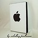 ОБЛОЖКА ДЛЯ ПАСПОРТА " APPLE " ( white ) НАТУРАЛЬНАЯ КОЖА, Обложка на паспорт, Санкт-Петербург,  Фото №1