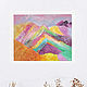 Picture rainbow mountains Peru 30h40 cm, Pictures, Moscow,  Фото №1