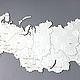 Карта России настенная из дерева "Невеста", 150х90 см, Карты мира, Новосибирск,  Фото №1