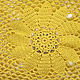 Knitted bag-string bag Chamomile yellow cotton. String bag. Lace knitting workshop. Lidiya.. My Livemaster. Фото №5