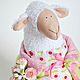 A set of creative textile toy 'Sheep Lily'. Tilda Toys. SewingKitToy. My Livemaster. Фото №4
