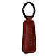 Crazy horse embossed genuine leather keychain. Key chain. asgefest. My Livemaster. Фото №4