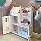 Large Dollhouse 105 cm with light wooden for Barbie. Doll houses. Ludmila Omland. Online shopping on My Livemaster.  Фото №2