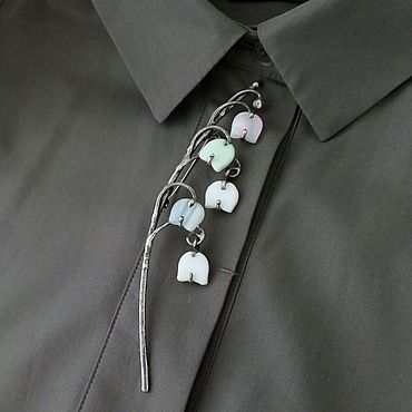Украшения ручной работы. Ярмарка Мастеров - ручная работа БРОШЬ ЛАНДЫШ. Handmade.