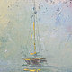 'And the Ship Sails' oil painting on canvas (sea and boat). Pictures. Multicolor Gallery. Online shopping on My Livemaster.  Фото №2
