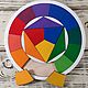 Order Itten color circle (wooden puzzle). Trees may - creative workshop. Livemaster. . Puzzle Фото №3