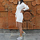 Dress white knitted. Dresses. CUTE-KNIT by Nata Onipchenko. My Livemaster. Фото №5