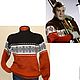 Sweater with Celtic amulet ornament knitted Vintage. Mens sweaters. SweaterOK. Online shopping on My Livemaster.  Фото №2