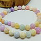 Order Beads Delicate watercolor (calcite tone) 49 cm. Selberiya shop. Livemaster. . Beads2 Фото №3