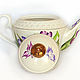 Teapot with painting ' Irises'. Teapots & Kettles. painting and decoupage from Marina (sovaj). My Livemaster. Фото №4