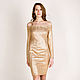 Golden dress. Dresses. BORMALISA. Online shopping on My Livemaster.  Фото №2