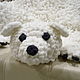 White Bear toy Mat, children's Mat. Baby play mat. Volshebnye petelki&Alenka. Интернет-магазин Ярмарка Мастеров.  Фото №2