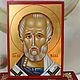 Icono de San Serafín de Sarov. Icons. icon-saintimage. Ярмарка Мастеров.  Фото №4