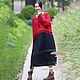 The red-and-blue dress casual. Dresses. Buykud. Online shopping on My Livemaster.  Фото №2