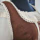 Linen dress Medieval brown, ethno boho medieval. Cosplay costumes. Kupava - ethno/boho. My Livemaster. Фото №4