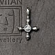 Крест Домонгол. Крестик. LEVITAN jewellery. Интернет-магазин Ярмарка Мастеров.  Фото №2