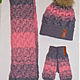  Комплект: шапка,снуд,варежки, с градиентом. Шапки. Knitted gifts. Вязаный  мир.. Ярмарка Мастеров.  Фото №4
