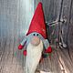  Gnome Christmas Scandinavian knitted. Amigurumi dolls and toys. Lace knitting workshop. Lidiya.. My Livemaster. Фото №5