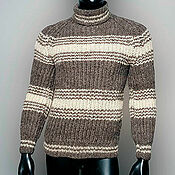 Мужская одежда handmade. Livemaster - original item Copy of Copy of Sweater 100% wool. Handmade.
