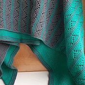 Аксессуары handmade. Livemaster - original item scarves: Scarf, shawl, shawl, knitted bactus. Handmade.