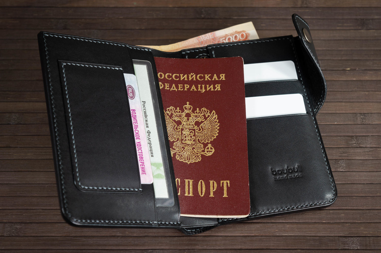 Портмоне + документница "Хантер 3" (Black) – заказать на Ярмарке ...