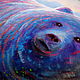 Bear Painting ORIGINAL OIL PAINTING on Canvas, Montana Animal Painting. Pictures. Vkusnye Kartiny. Ярмарка Мастеров.  Фото №4