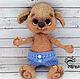 Cachorro Tuzya juguete. Stuffed Toys. sToryToys. Интернет-магазин Ярмарка Мастеров.  Фото №2