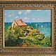  Oil painting. The fisherman's house, Pictures, Moscow,  Фото №1