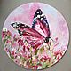Oil painting Butterfly, Pictures, Moscow,  Фото №1