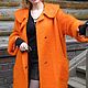 Order Easy mohair coat 'Orange'. Lana Kmekich (lanakmekich). Livemaster. . Coats Фото №3