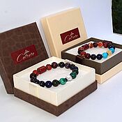 Украшения handmade. Livemaster - original item Paired bracelets for newlyweds 
