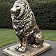 Статуя льва из бетона — Императорский лев, античная бронза, Фигуры садовые, Москва,  Фото №1