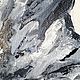 Заказать Черно-белый горный  пейзаж картина маслом Прогулка у озера. ТАТИ КАРТИНЫ. Ярмарка Мастеров. . Картины Фото №3