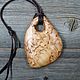 Order Pendant made of Karelian birch. 13marko. Livemaster. . Pendant Фото №3