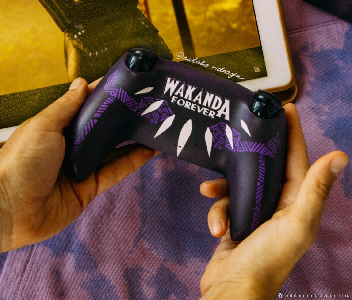 Кастомный джойстик Black Panther. Подарок геймеру. Gamepad ps4 в  интернет-магазине Ярмарка Мастеров по цене 17000 ₽ – QYF6KRU | Гаджеты,  Омск - доставка по России