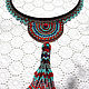  In the Tibetan style with a brush. Boho necklace. Necklace. IrinaSkripkaMBeads. My Livemaster. Фото №6