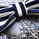 Полосатый галстук бабочка "Морской", Галстуки, Санкт-Петербург,  Фото №1