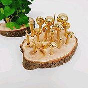 Канцелярские товары handmade. Livemaster - original item Stand for beads, brushes, pencils, stationery (cut wood). Handmade.