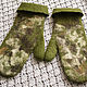 Men's felted mittens 'Camouflage', Mittens, Miass,  Фото №1