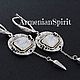 Кольцо и серьги из серебра 925 с лунным камнем  Armenian Spirit. Комплекты украшений. Armenian Spirit. Ярмарка Мастеров.  Фото №6