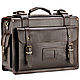 Leather briefcase-trunk 'Universal' (dark brown), Brief case, St. Petersburg,  Фото №1