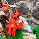 Маленький Принц и лис. Елочные игрушки. Игрушки ручной работы от Алёнушки. Ярмарка Мастеров.  Фото №6