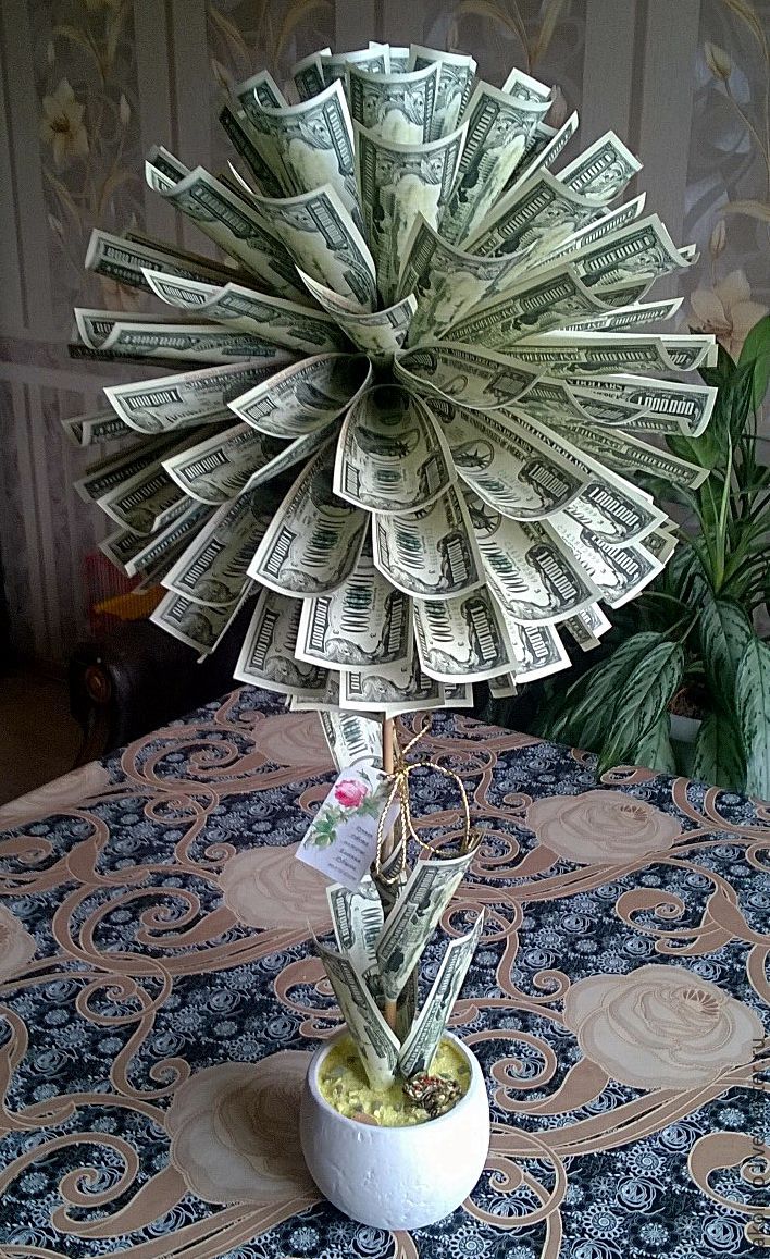 Подарок из купюр. Букет из денег. Оригинальный подарок из денег. Дерево из денег. Денежное дерево из купюр.
