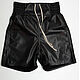 Order Leather Men's Boxers. Lollypie - Modiste Cat. Livemaster. . Mens shorts Фото №3