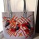 Bag of felt based on 'Snegirevo'. Classic Bag. Nadia I (Magic wool). Online shopping on My Livemaster.  Фото №2