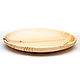 Flat wooden plate made of fir 19 cm. T67, Plates, Novokuznetsk,  Фото №1