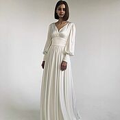 White wedding dress for Marina